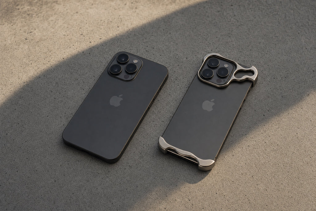Гол iPhone до iPhone с BARE — единствената разлика са ръбовете